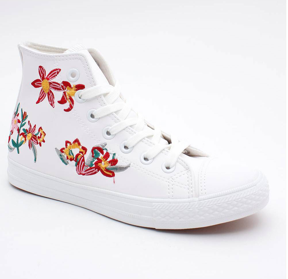 Basket montante blanche